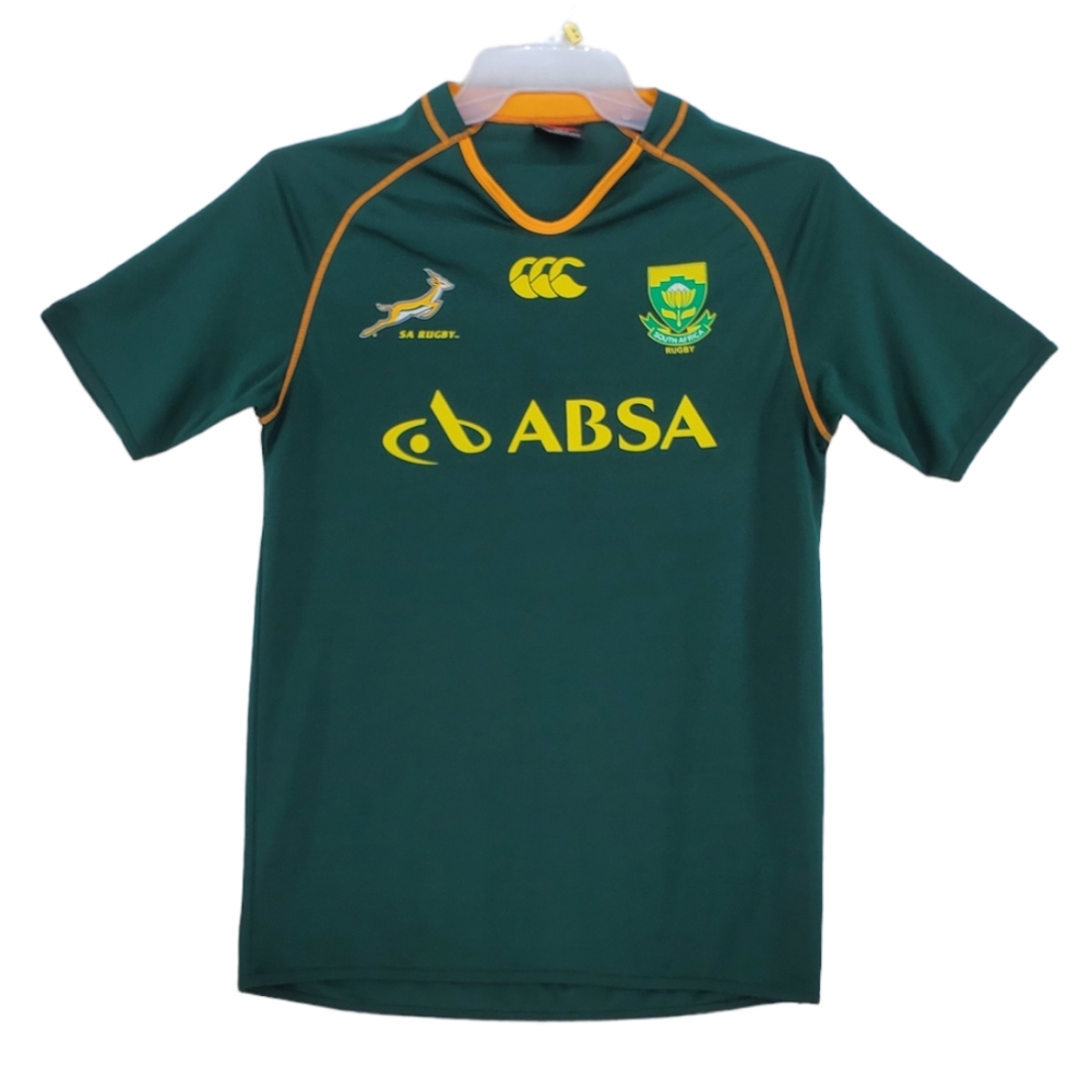 2011-13 South Africa Springboks Rugby DriFit supporters shirt